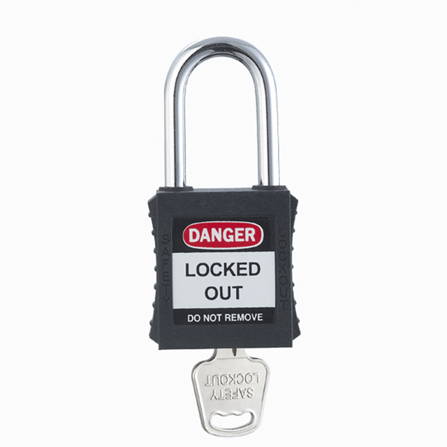 Cilindro de cobre Cuerpo de nylon Thinner Shackle Acero Bloqueo de bloqueo de seguridad