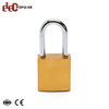 Candados de aluminio de seguridad superior rectangular con grillete corto de 38 mm