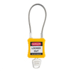 Proveedor de China Candado de seguridad con grillete de cable de acero de 175 mm